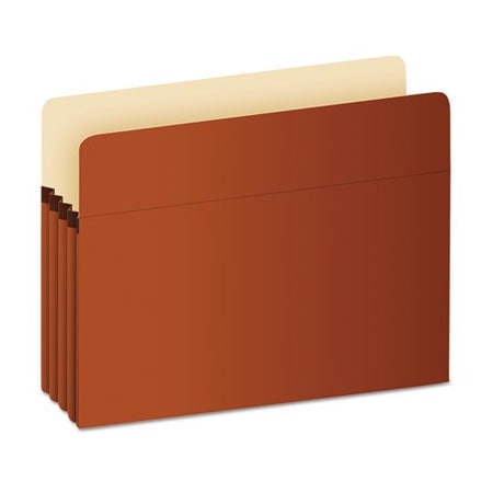 Tops Business Forms Pendaflex, POCKET FILE, 3.5in EXPANSION, LEGAL SIZE, RED FIBER S26E